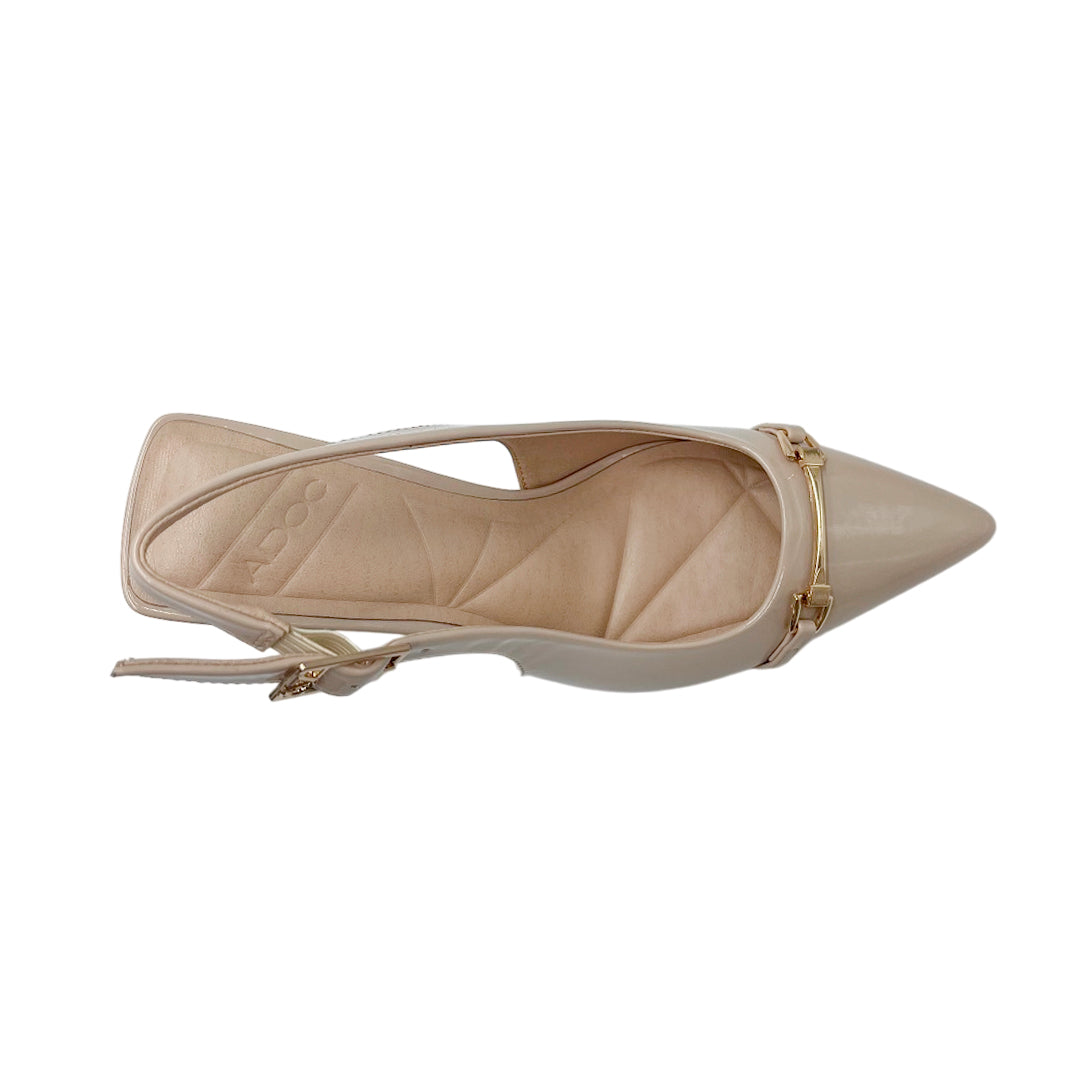 Tacones slingback Briseida para mujer color nude