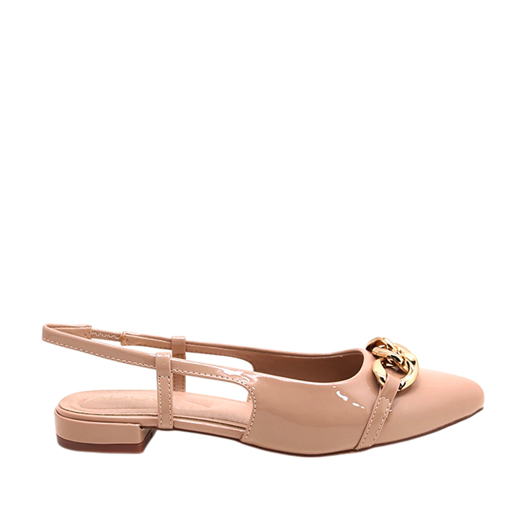 Ballerinas slingback Camille para mujer color nude
