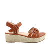 Sandalias de plataforma Devika para mujer color tan