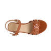 Sandalias de plataforma Devika para mujer color tan