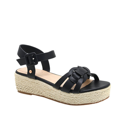 Sandalias de plataforma Devika para mujer color negro