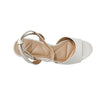 Sandalias de cuña Fiona para mujer color hueso