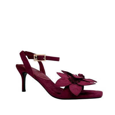 Sandalias de tacón Fiore para mujer color fucsia
