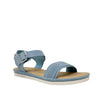 Sandalias flats Evalina para mujer color azul