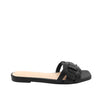 Sandalias slip on Elira para mujer color negro