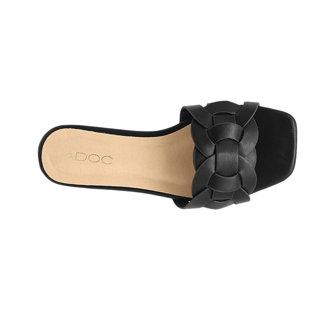 Sandalias slip on Elira para mujer color negro