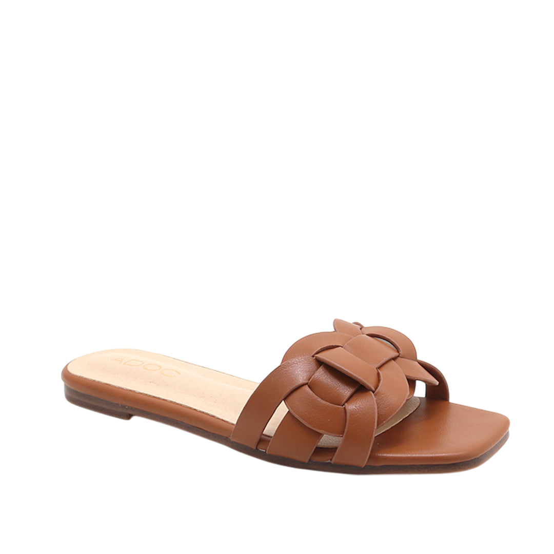 Sandalias slip on Elira para mujer color tan
