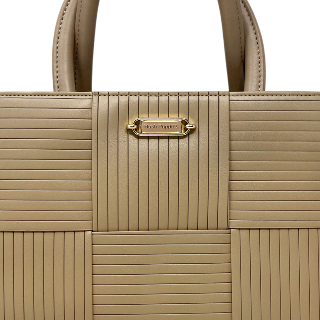 Cartera Aelin para mujer color beige