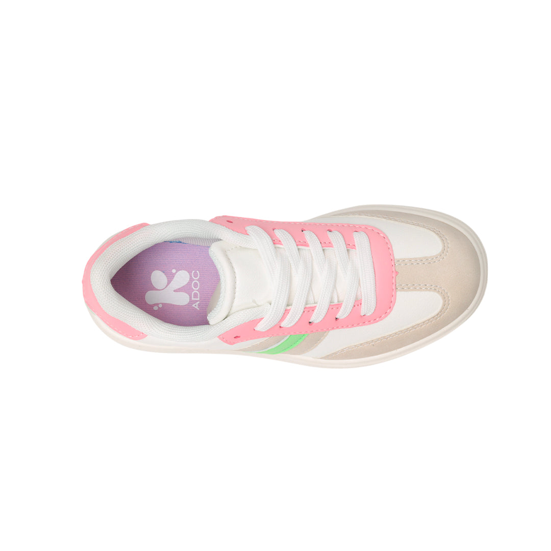 Sneakers Annie para niña color blanco