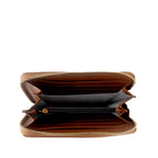 Billetera Alexa para mujer color tan