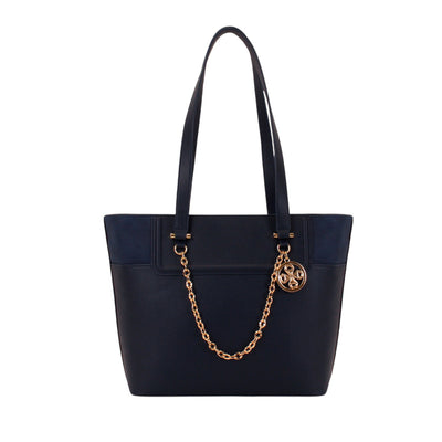 Cartera tote Bobbie para mujer color navy