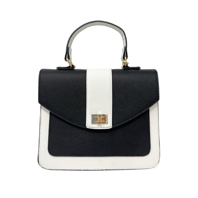 Cartera satchel Frankie para mujer color negro