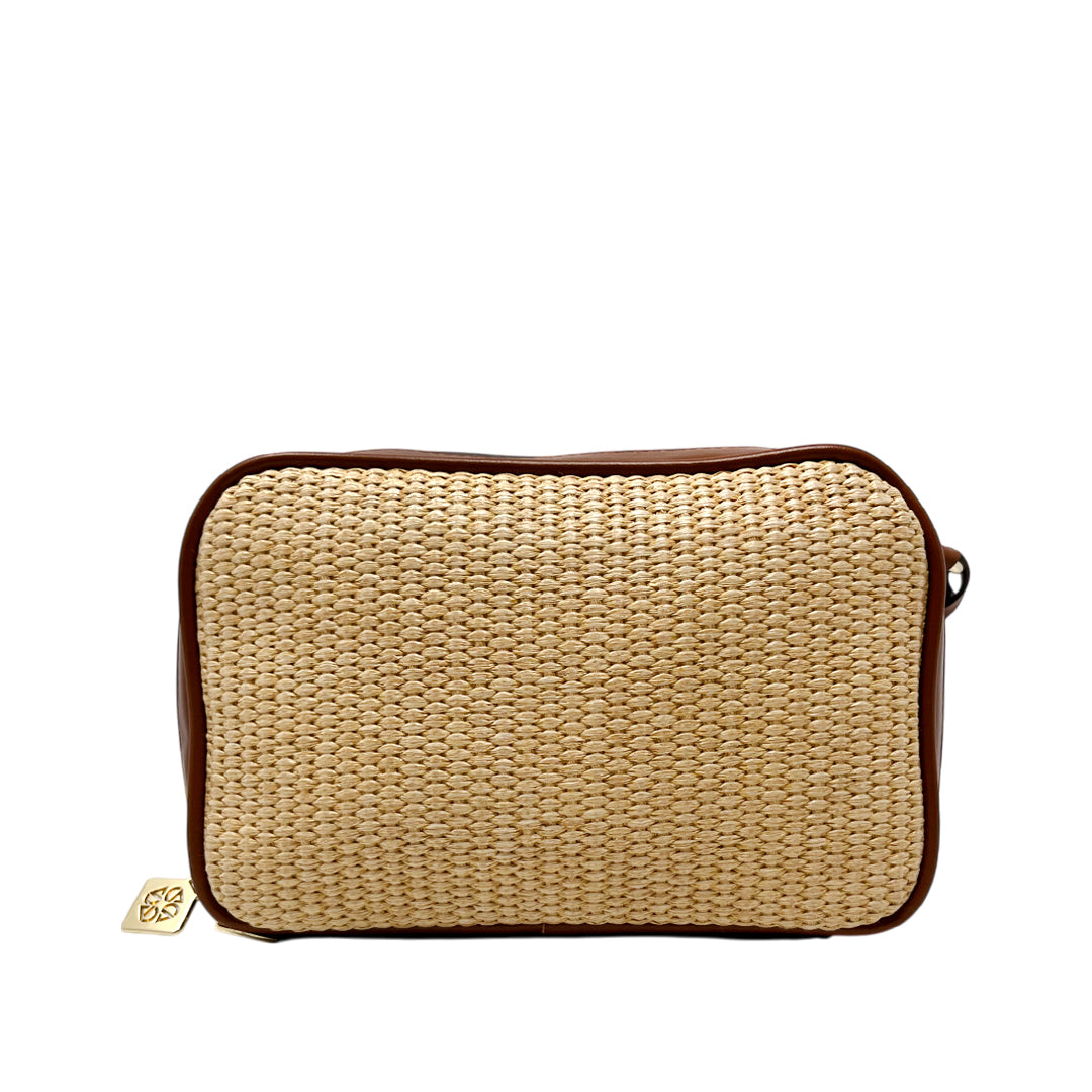 Cartera crossbody Ginit para mujer color tan