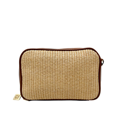 Cartera crossbody Ginit para mujer color tan