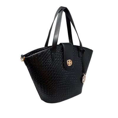 Cartera tote Becket para mujer color negro
