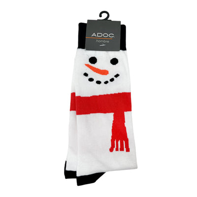 Calcetines Snowman color blanco