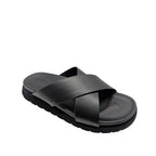Sandalias slip on Asher para hombre color negro