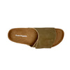 Sandalias slip on Caspian para hombre color café