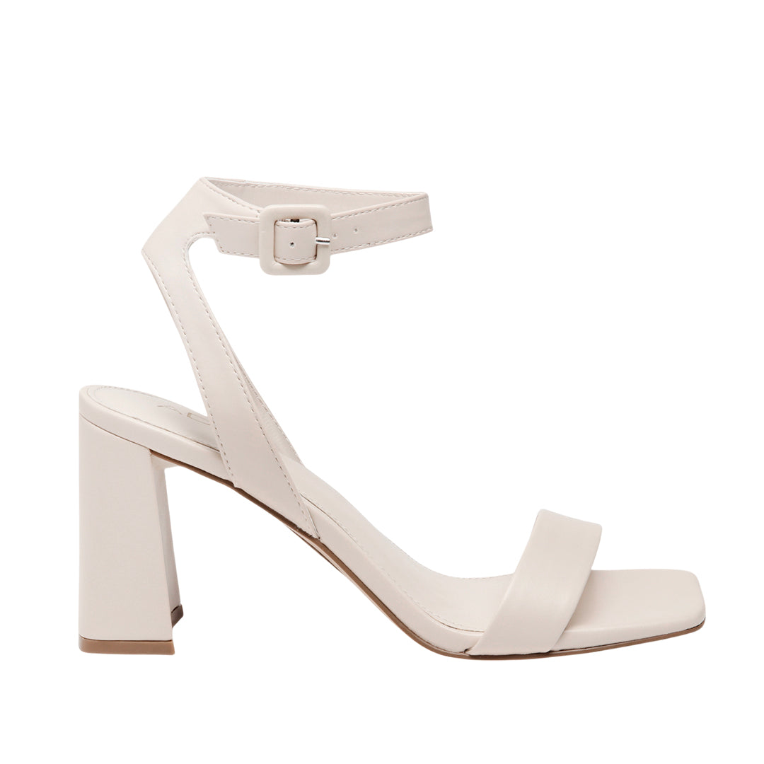 Sandalias de tacón Winnii para mujer color hueso