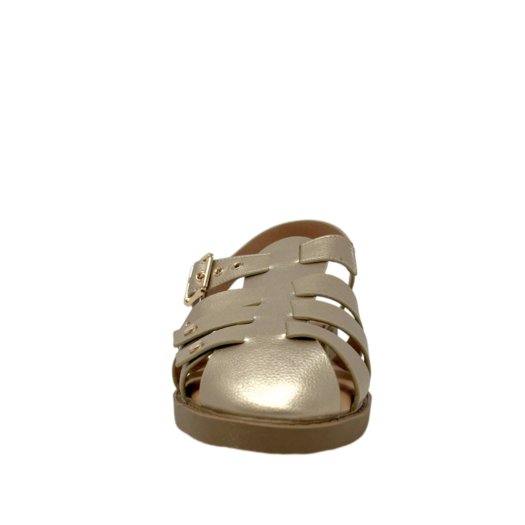 Sandalias cangrejeras Eden para mujer color dorado