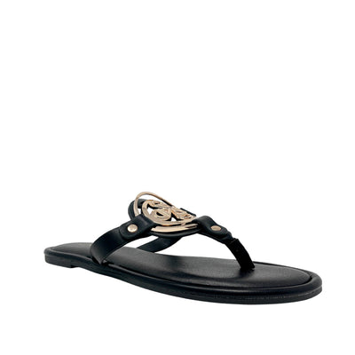 Sandalias slip on Ellinor para mujer color negro