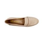 Mocasines Azucena para mujer color hueso