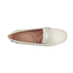 Mocasines Arlina para mujer color hueso