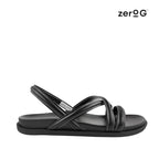 Sandalias flats Alondra para mujer color negro