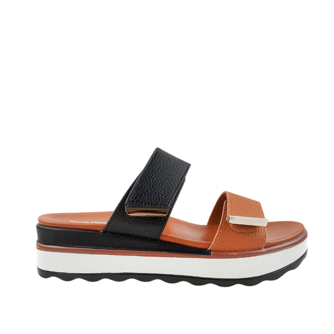 Sandalias flats Gillian para mujer color muti