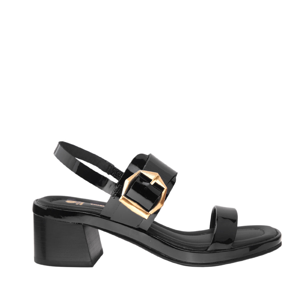 Sandalias de tacón Camelia para mujer color negro