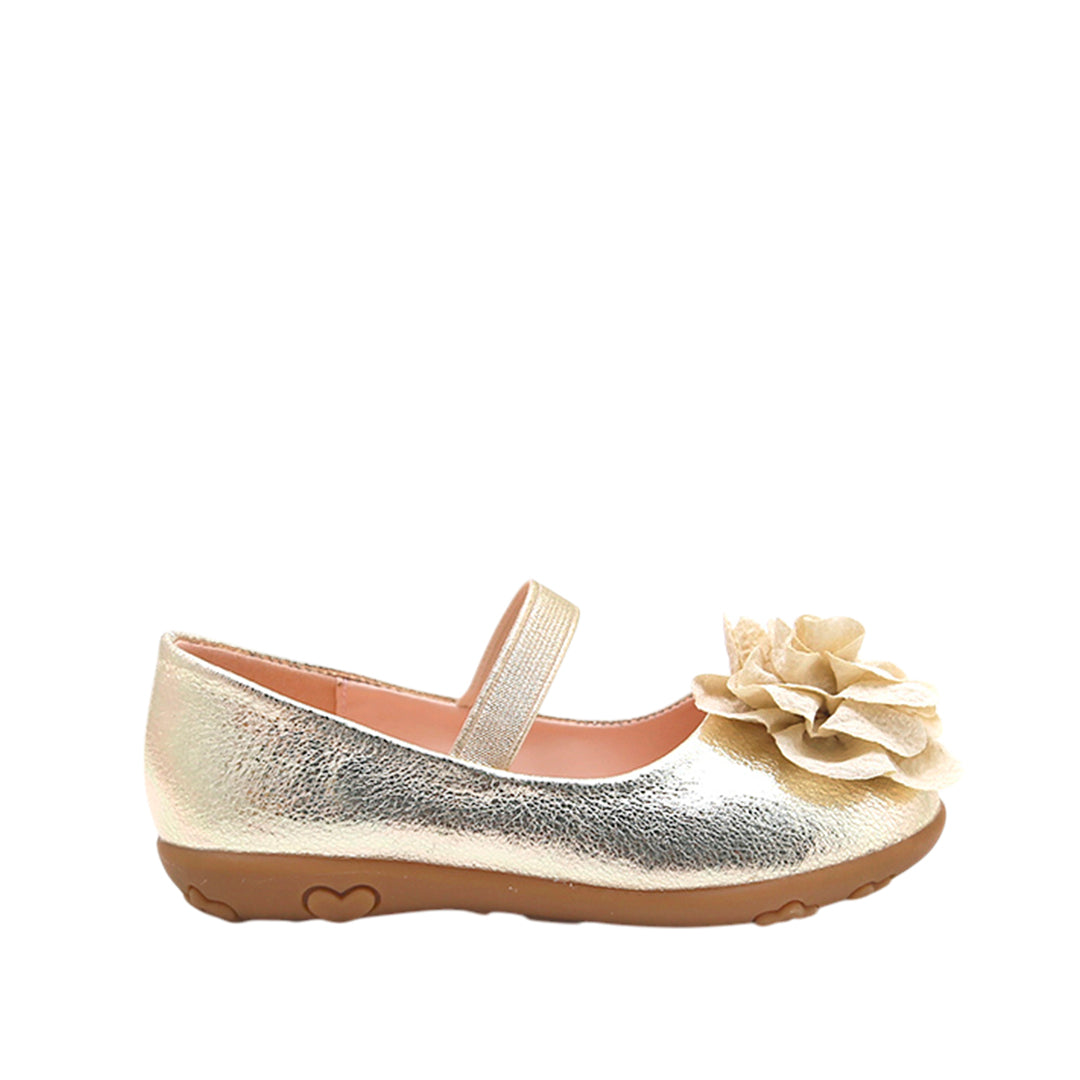 Ballerinas Flori para infante color dorado