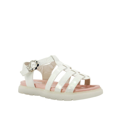 Sandalias Dalary para niña color blanco