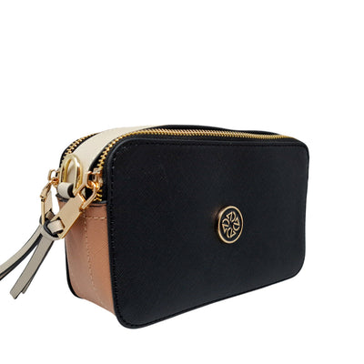 Cartera crossbody Libby para mujer color negro