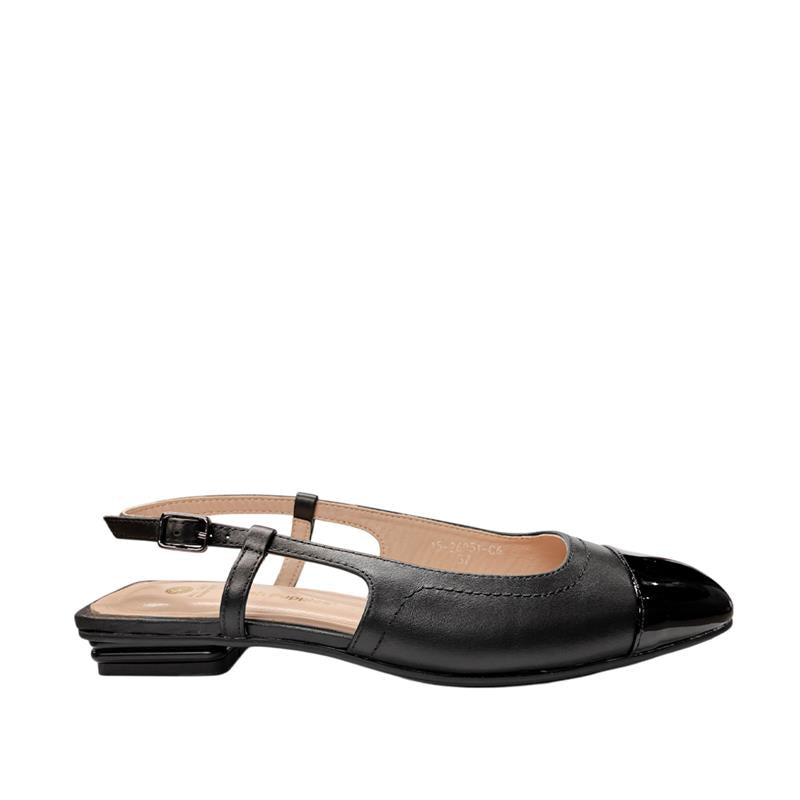 Ballerinas slingback Bianca para mujer color negro