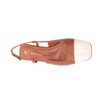 Ballerinas slingback Bianca para mujer color tan