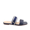 Sandalias flats Edianna para mujer color marino