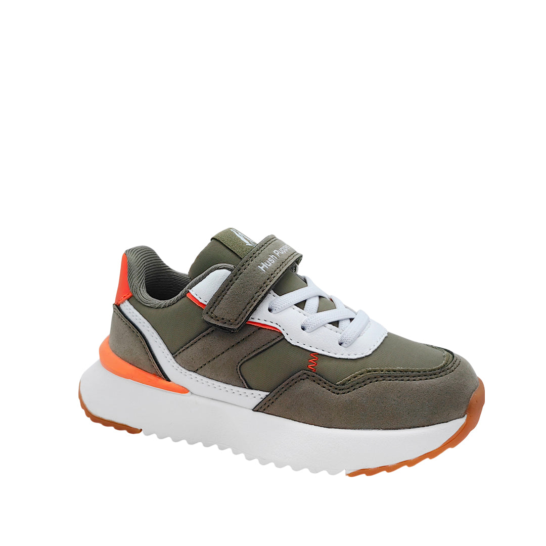 Tennis Elliot para niño color olivo