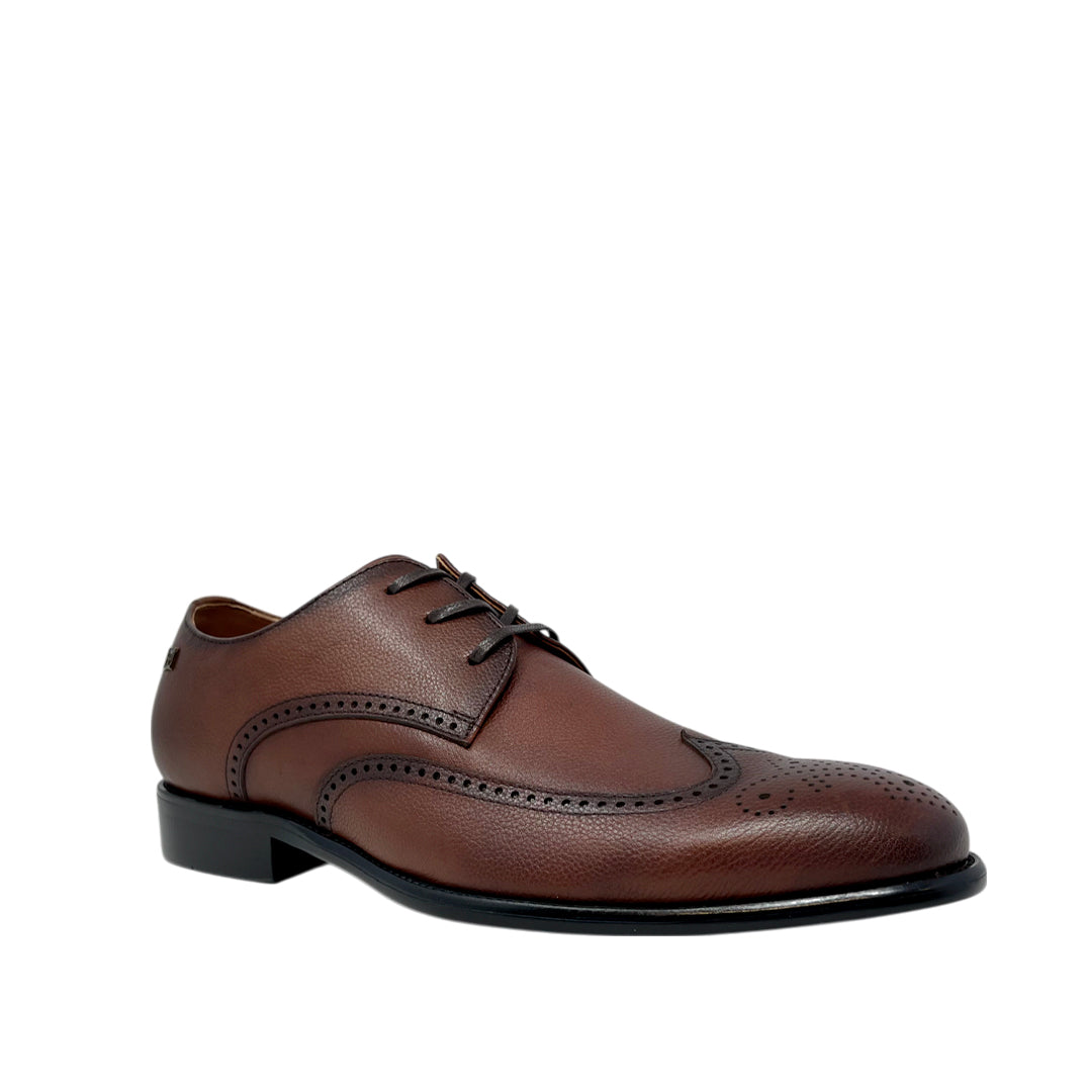 Derby shoes Alvin para hombre color tan