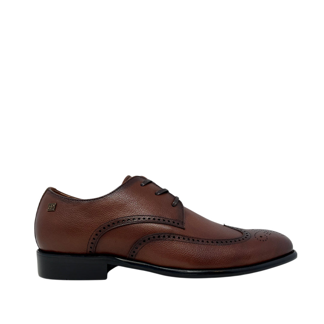 Derby shoes Alvin para hombre color tan