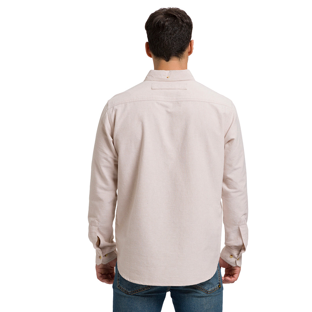 Camisa Centennial Oxford para hombre color beige