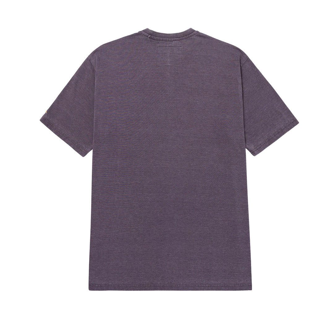 Camisa Polo Burnout Henley para hombre color morado