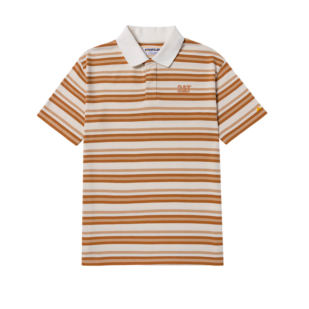 Camisa Polo Pique para hombre color café