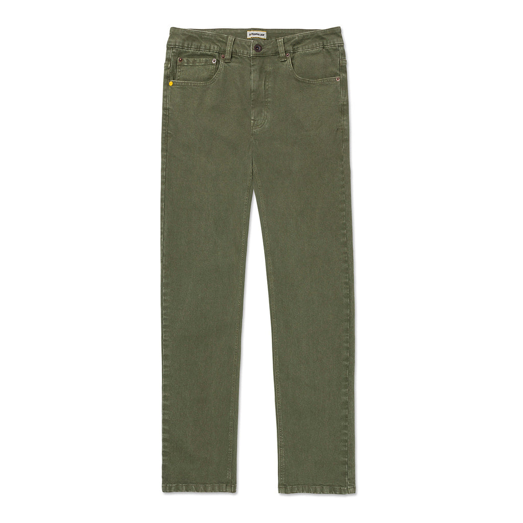 Jeans Triblend Skinny para hombre color olivo