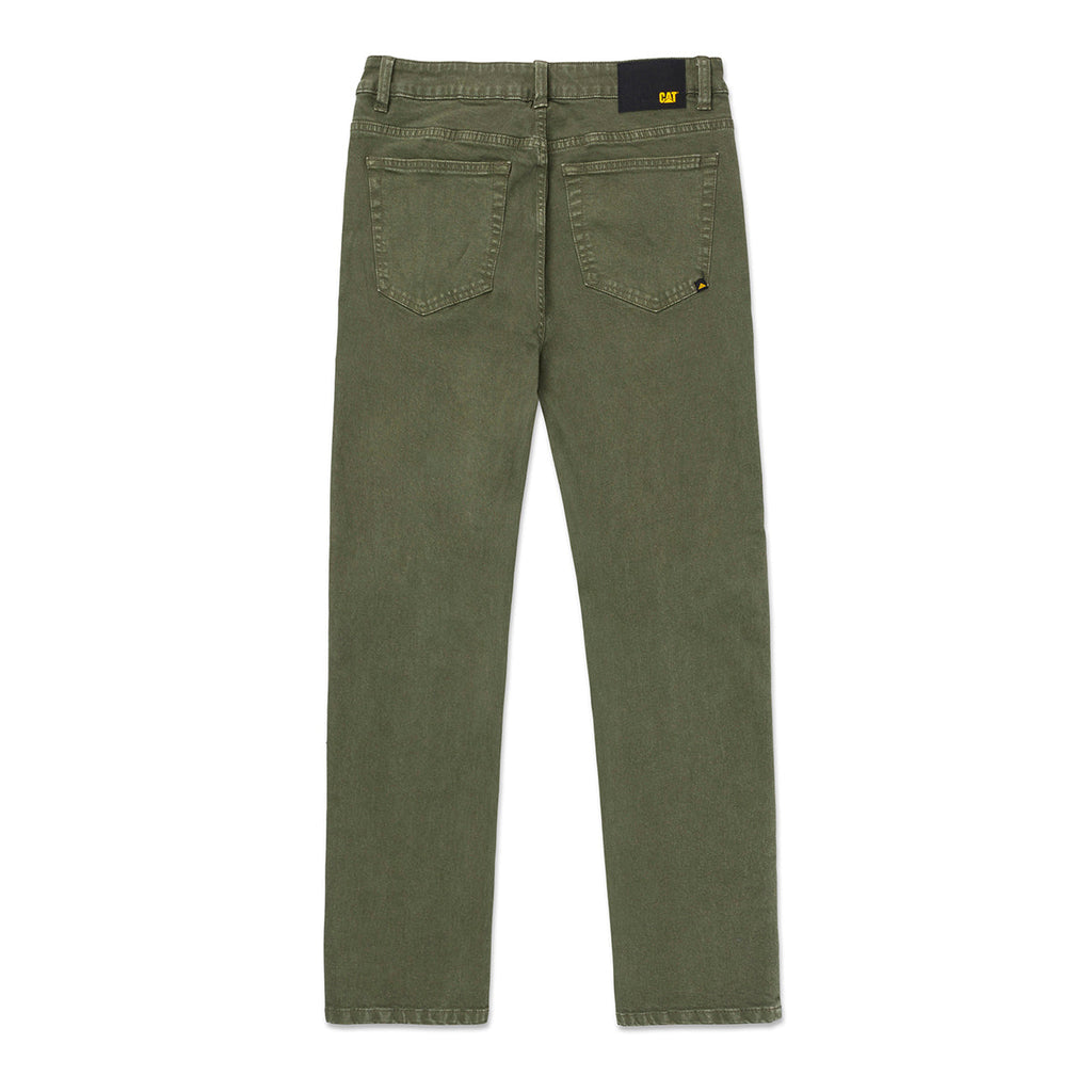 Jeans Triblend Skinny para hombre color olivo