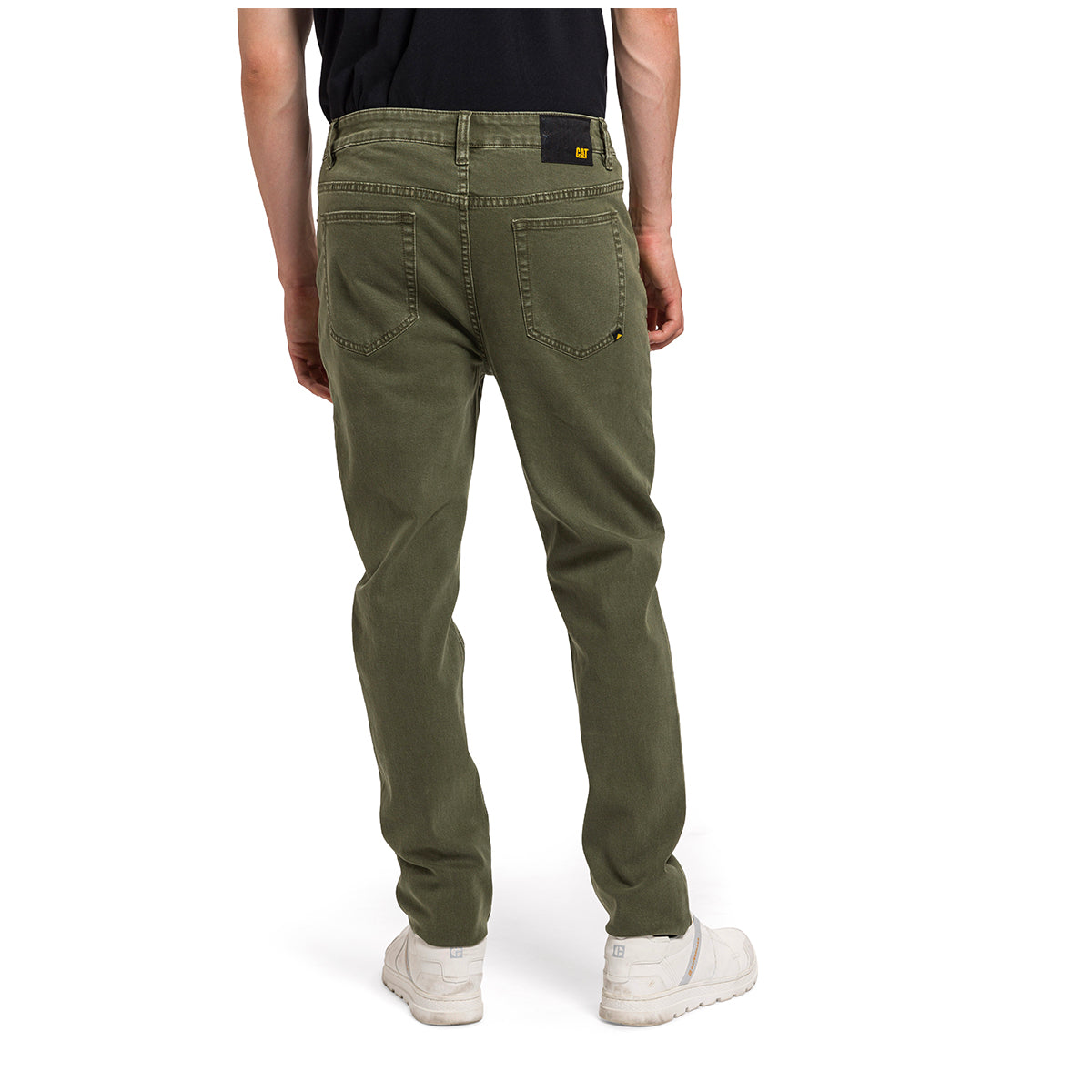 Jeans Triblend Skinny para hombre color olivo