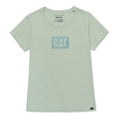 Camiseta Metal Box para mujer color verde