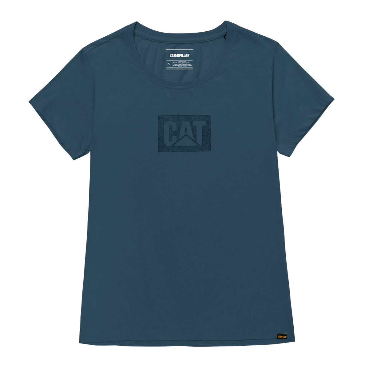 Camiseta Metal Box para mujer color azul