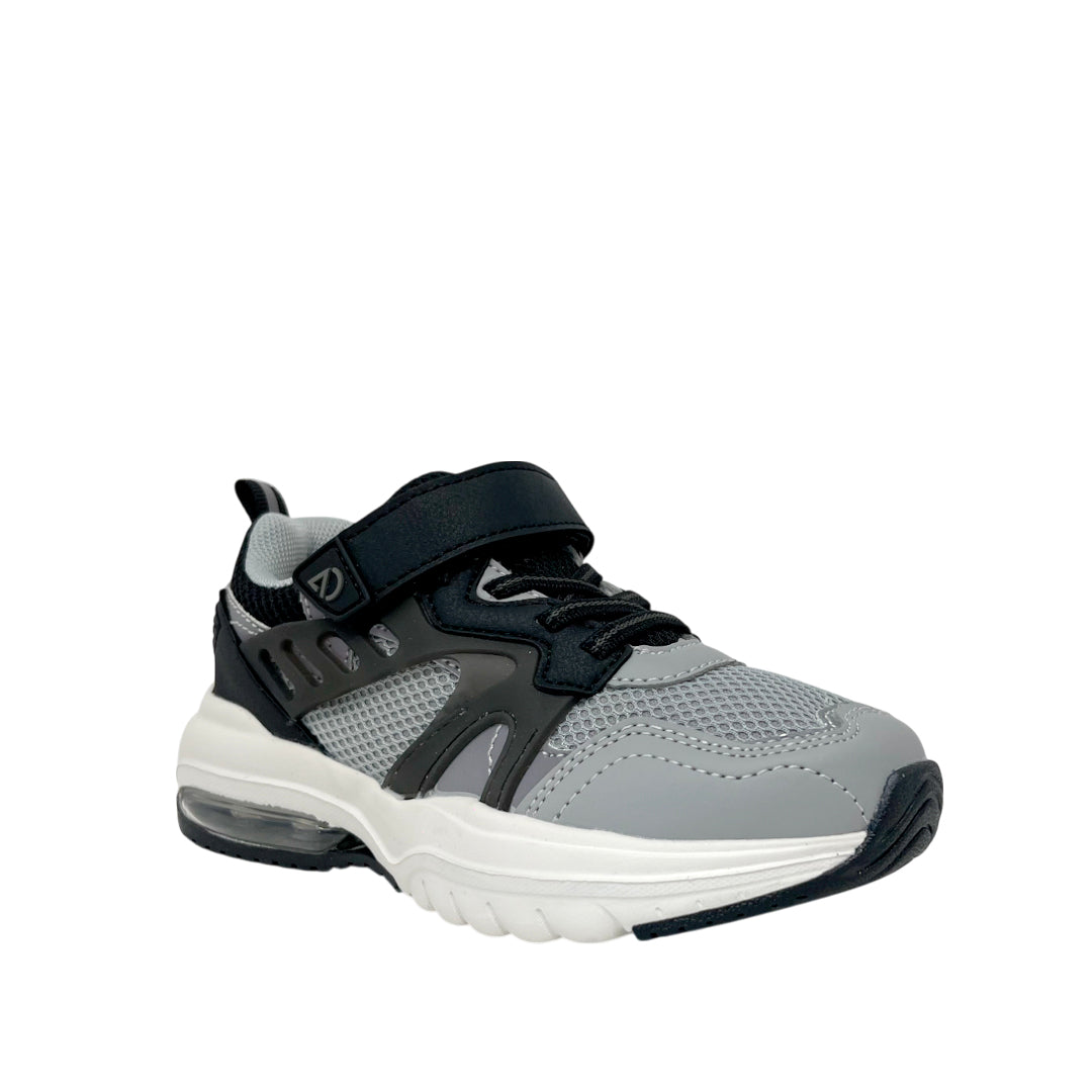 Tennis Gwin para niño color negro y gris