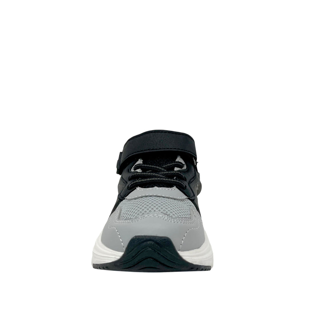 Tennis Gwin para niño color negro y gris