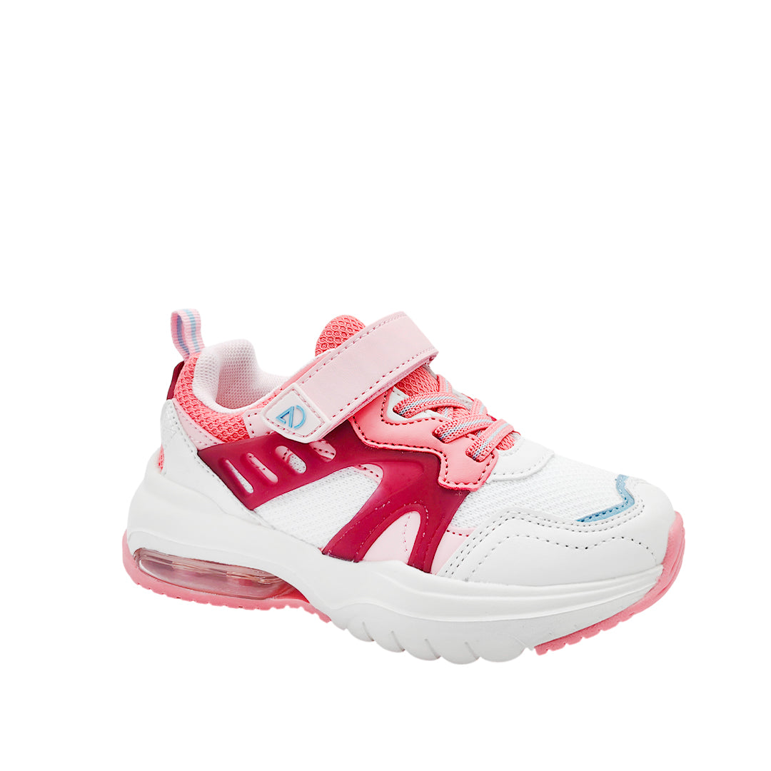 Tennis Gwin para niña color rosado